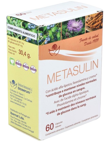Bioserum Metasulin 60 Cáps.