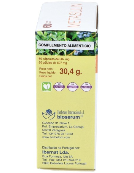 Bioserum Metasulin 60 Cáps.