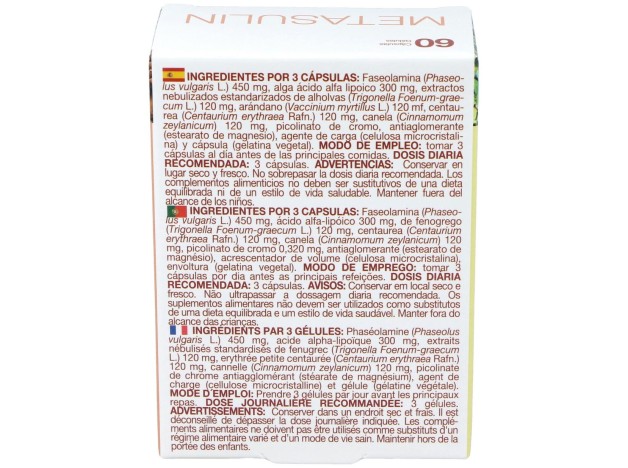 Bioserum Metasulin 60 Cáps.