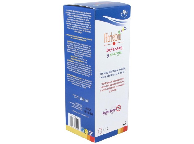Bioserum Herbetom Kids Defensas Y Energía  250 Ml.