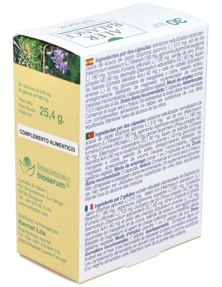 Bioserum Alerbalance Shock 30 Cáps.