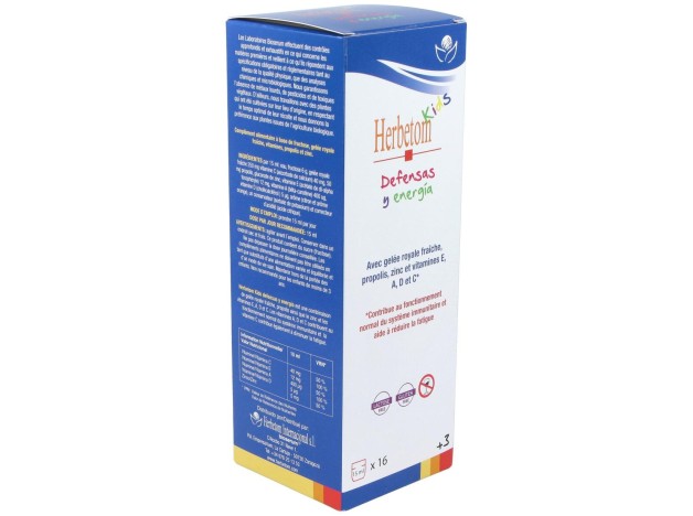 Bioserum Herbetom Kids Defensas Y Energía  250 Ml.