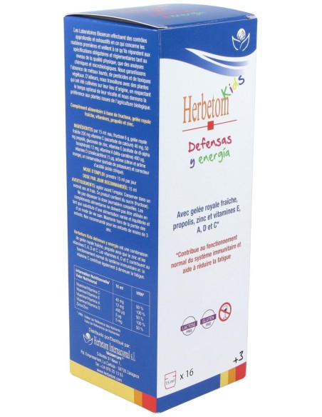 Bioserum Herbetom Kids Defensas Y Energía  250 Ml.