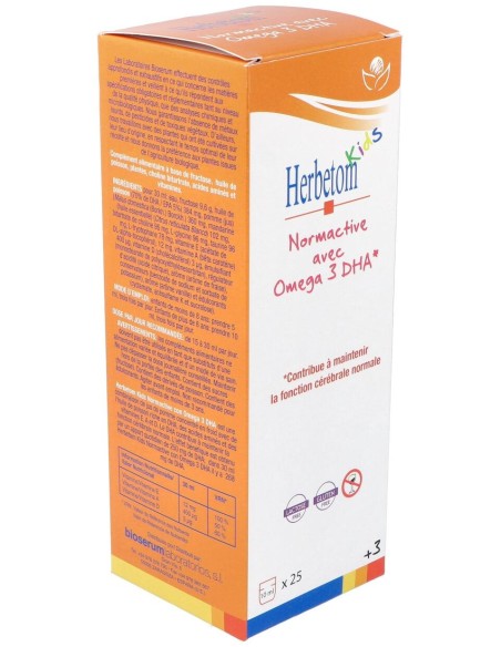 Herbetom Kids Normactive Con Omega 3Dha 250Ml.