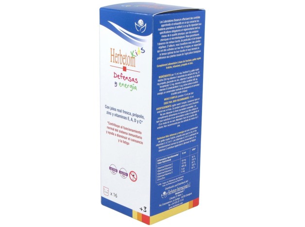 Bioserum Herbetom Kids Defensas Y Energía  250 Ml.