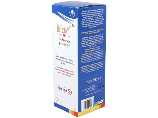 Bioserum Herbetom Kids Defensas Y Energía  250 Ml.