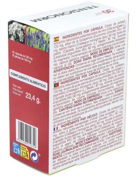 Bioserum Tensionorm  30 Cápsulas