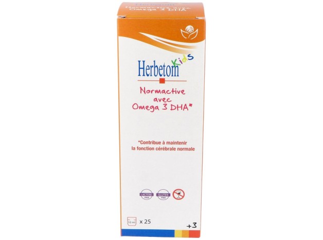 Herbetom Kids Normactive Con Omega 3Dha 250Ml.