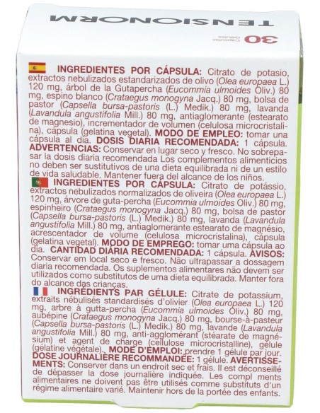 Bioserum Tensionorm  30 Cápsulas
