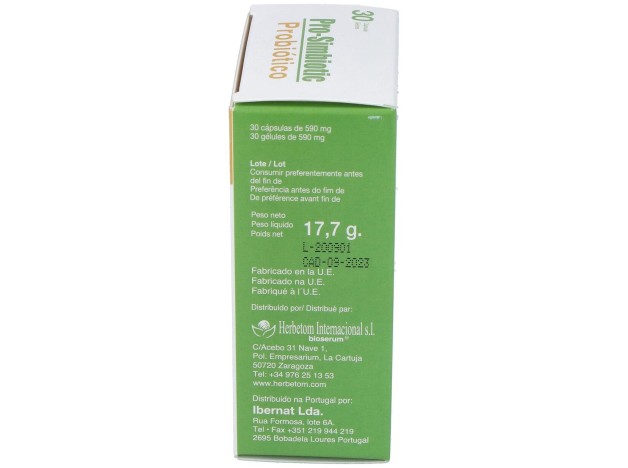 Probiotico Prosimbiotic 30 Capsulas