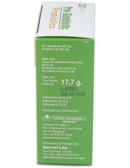 Probiotico Prosimbiotic 30 Capsulas