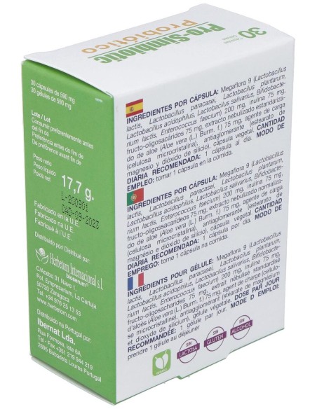 Probiotico Prosimbiotic 30 Capsulas