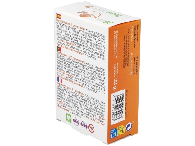 Bioserum Lessobes 2 Control Calorías 30 Comp.