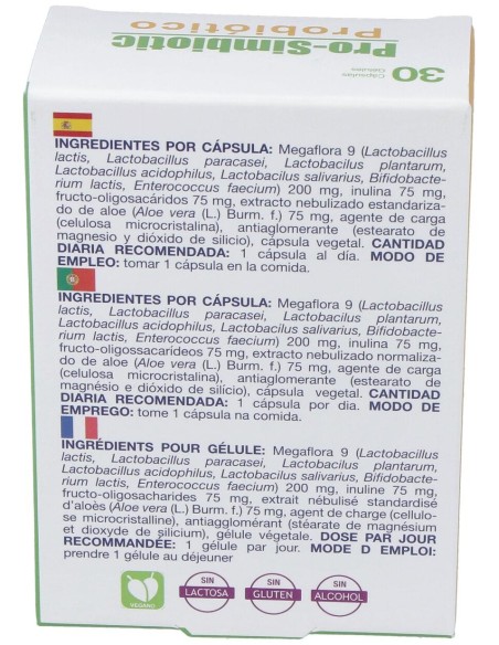 Probiotico Prosimbiotic 30 Capsulas
