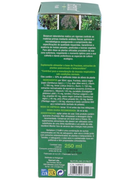 Herbetom 2 Pm Pulmonar 250Ml