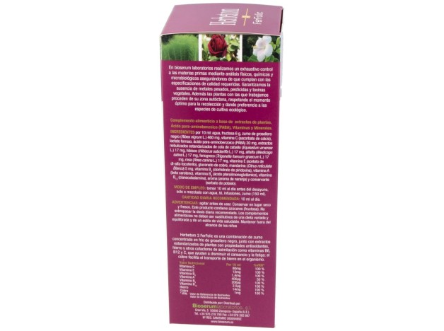 Bioserum Herbetom 3 Ff Hierro 250Ml