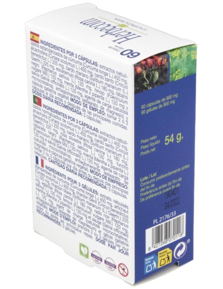 Herbecom Curcuma 60 Capsulas