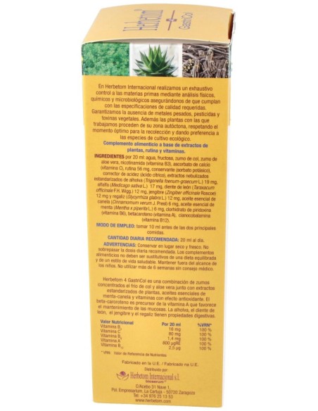 Herbetom 4 Gc Gastricol 250Ml