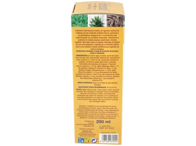 Herbetom 4 Gc Gastricol 250Ml