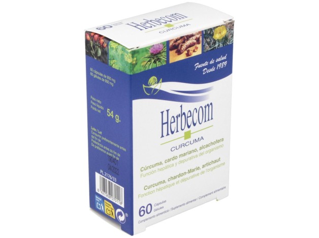 Herbecom Curcuma 60 Capsulas