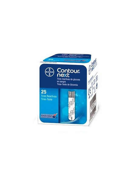 Contour Next Tiras Reactivas Glucemia 25 Unidades