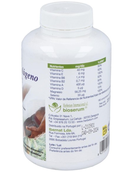 Herbetom Azione Colágeno Sport 180 Comprimidos