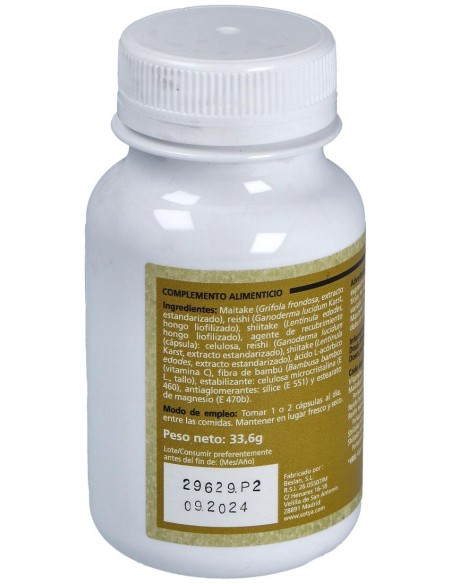 Sotya Reishi Maitake Y Shiitake 60Cáps