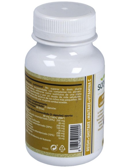 Sotya Reishi Maitake Y Shiitake 60Cáps
