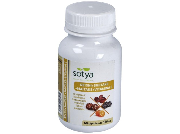 Sotya Reishi Maitake Y Shiitake 60Cáps