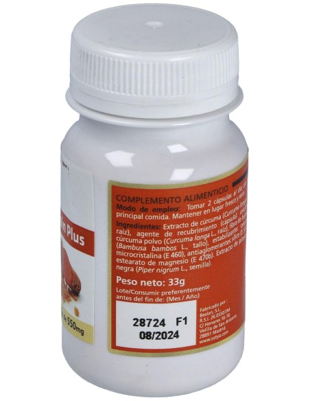 Sotya Curcumin Plus 60 Cápsulas 550Mg