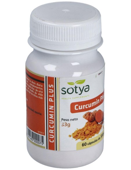 Sotya Curcumin Plus 60 Cápsulas 550Mg