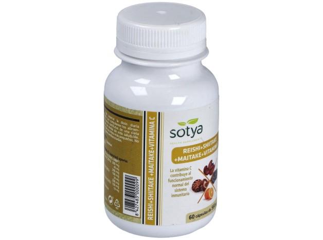 Sotya Reishi Maitake Y Shiitake 60Cáps