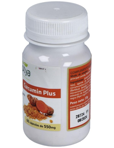 Sotya Curcumin Plus 60 Cápsulas 550Mg
