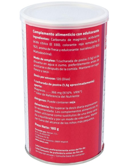 Carbonato De Magnesio Fresa Bote 180Gr.