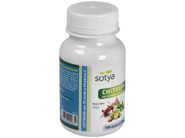 Sotya Chitosán + Té Verde + Vitamina C 600Mg...