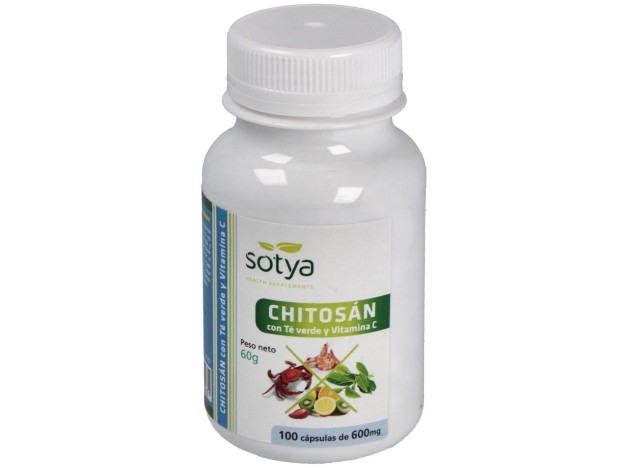 Sotya Chitosán + Té Verde + Vitamina C 600Mg...