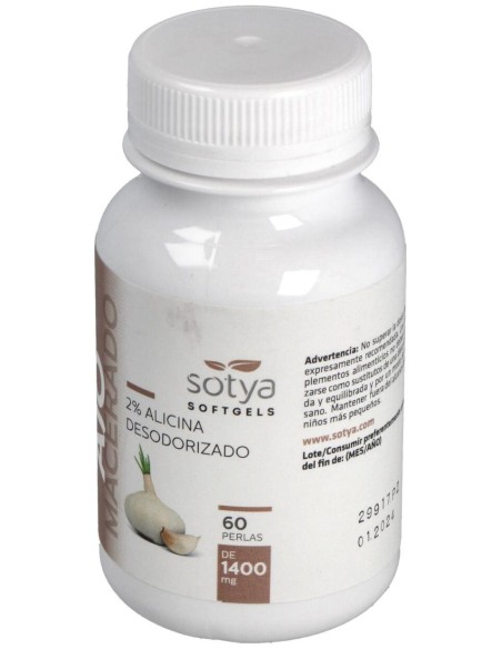 Sotya Ajo Macerado 1000Mg 60 Perlas