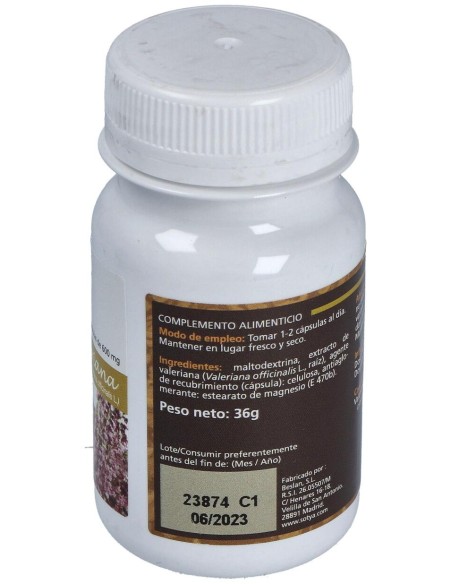 Sotya Valeriana 600Mg 60Cáps