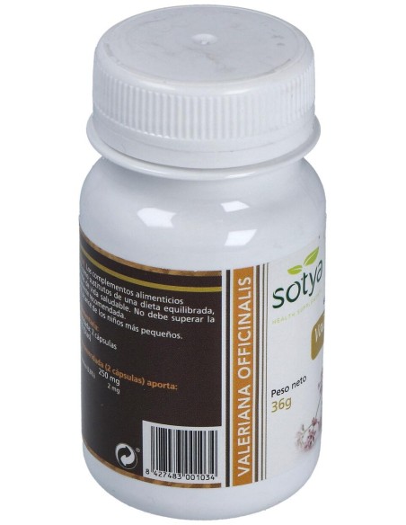 Sotya Valeriana 600Mg 60Cáps