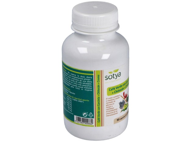 Sotya Café Verde + Garcinia + Chitosán + Cromo...