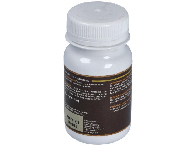 Sotya Valeriana 600Mg 60Cáps