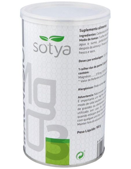 Sotya Carbonato De Magnesio Bote 180G