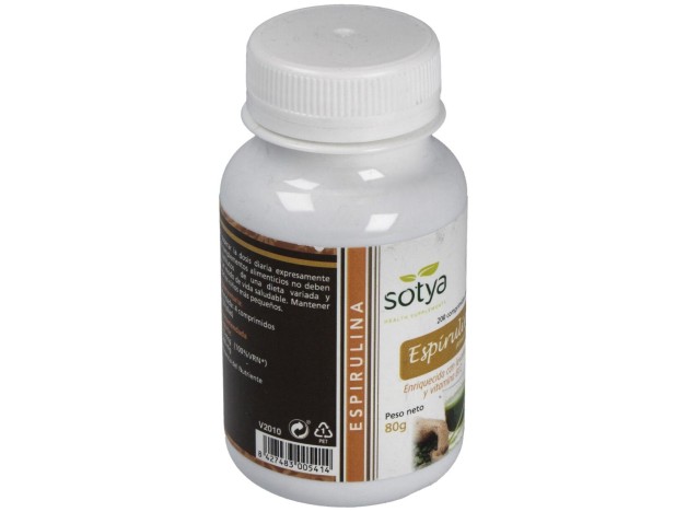Sotya Espirulina 400 Mg 200 Cápsulas