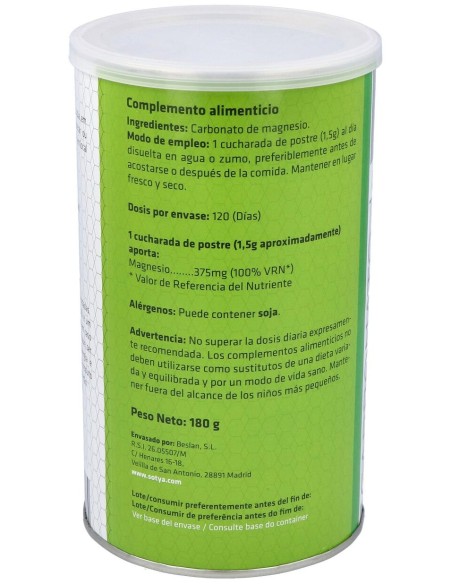Sotya Carbonato De Magnesio Bote 180G