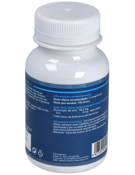 Sotya Zinc 50% Cdr 500Mg 100Comp