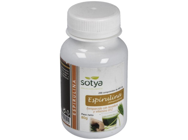 Sotya Espirulina 400 Mg 200 Cápsulas