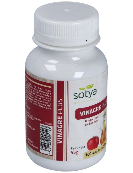 Sotya Vinagre Plus 550Mg 100Cáps