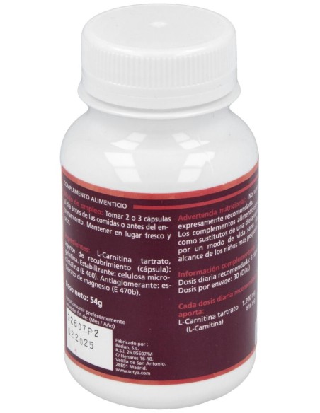 Sotya L-Carnitina 500Mg 90Cáps
