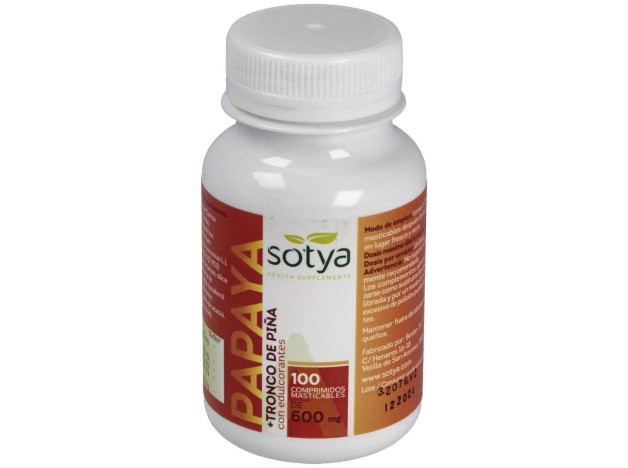 Sotya Papaya 600Mg 100Comp