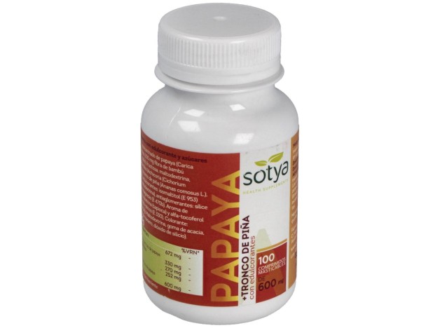 Sotya Papaya 600Mg 100Comp